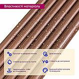 Рейка декоративна WPC кругла стінова 3000х152х15мм Каштан SW-00001872, фото 4