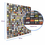 Самоклеюча алюмінієва плитка 300х300х3мм Кольоровий квадратик SW-00001925, фото 3