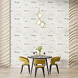 Панель стінова 3D 700х700х4мм Напис із золотом SW-00001979, фото 5