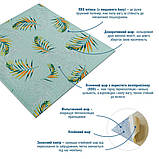 Панель стінова 3D 680х670х4мм Папороть на світло-зеленому фоні (D) SW-00001984, фото 2