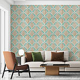 Панель стінова 3D 680х680х4мм Коричнево-зелений візерунок SW-00001988, фото 4