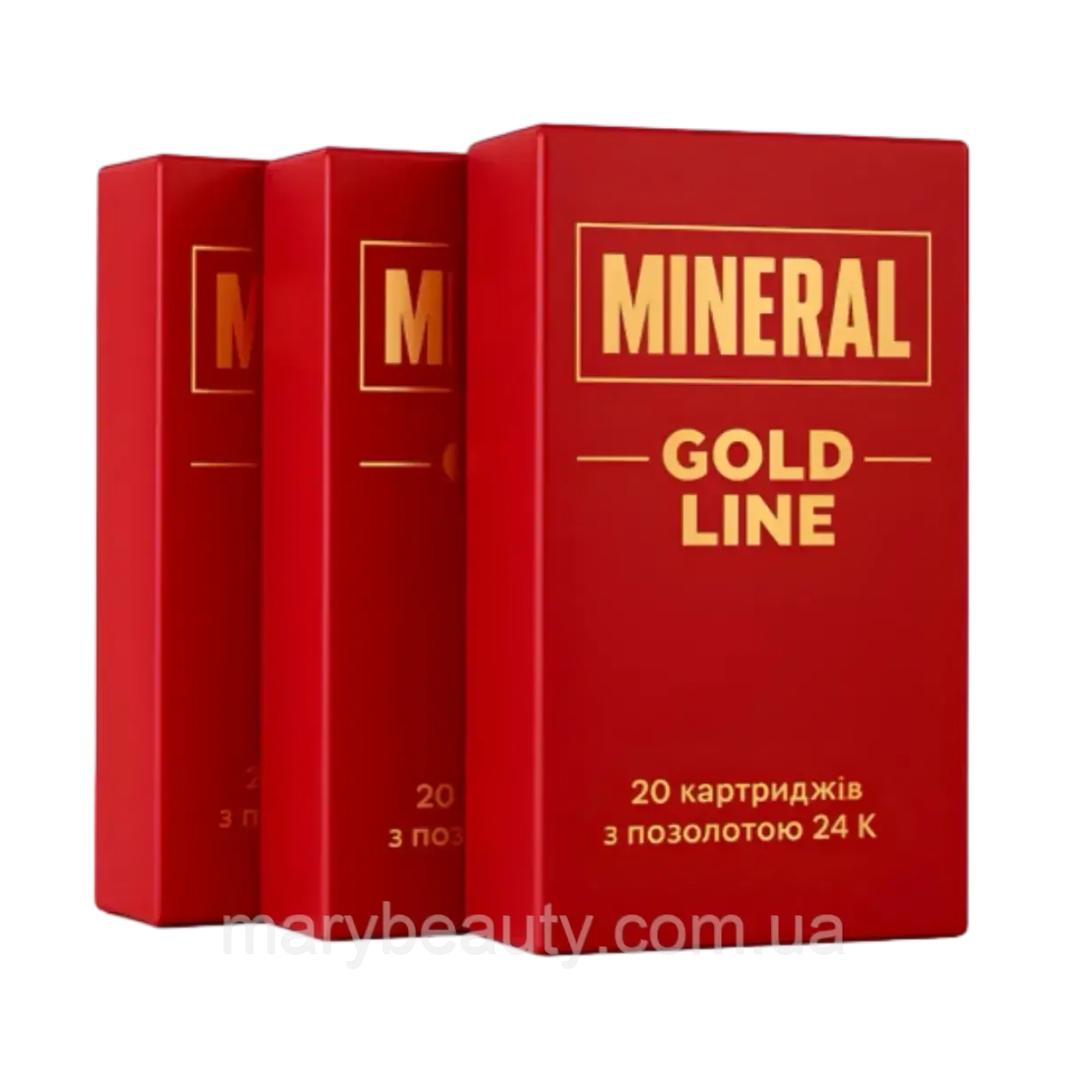 Картридж The Mineral GOLD LINE 0.35мм 35/1 RLMT, 1шт картридж з позолотою, фото 1