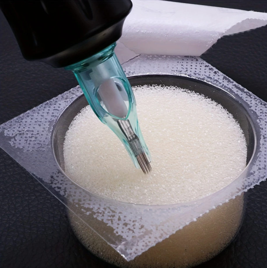 Одноразова губка для чищення голок для татуювань, фото 1