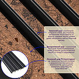 Рейка декоративна PS 2900х120х11мм Коричневий із золотими вкрапленнями SW-00002140-, фото 2