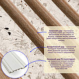 Рейка декоративна PS 2900х120х11мм Світлий мармур із золотими вкрапленнями 2900х120х11мм SW-00002141-, фото 2