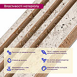 Рейка декоративна PS 2900х120х11мм Світлий мармур із золотими вкрапленнями 2900х120х11мм SW-00002141-, фото 4