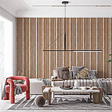 Рейка декоративна PS 2900х120х11мм Світлий мармур із золотими вкрапленнями 2900х120х11мм SW-00002141-, фото 7