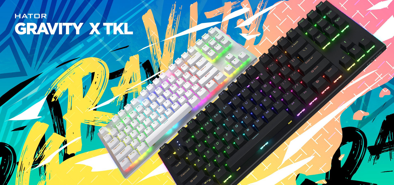 Hator Gravity X TKL — фронтальный вид