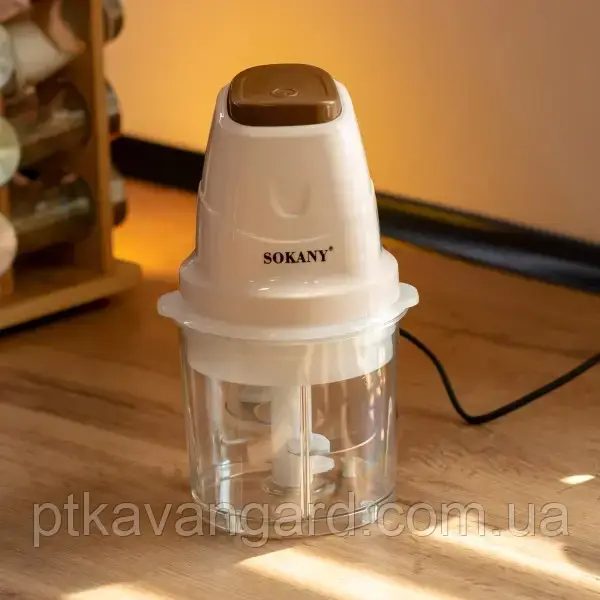 Подрібнювач чоппер блендер Sokany (чаша на 700 мл, 250 Вт, від мережі), фото 1