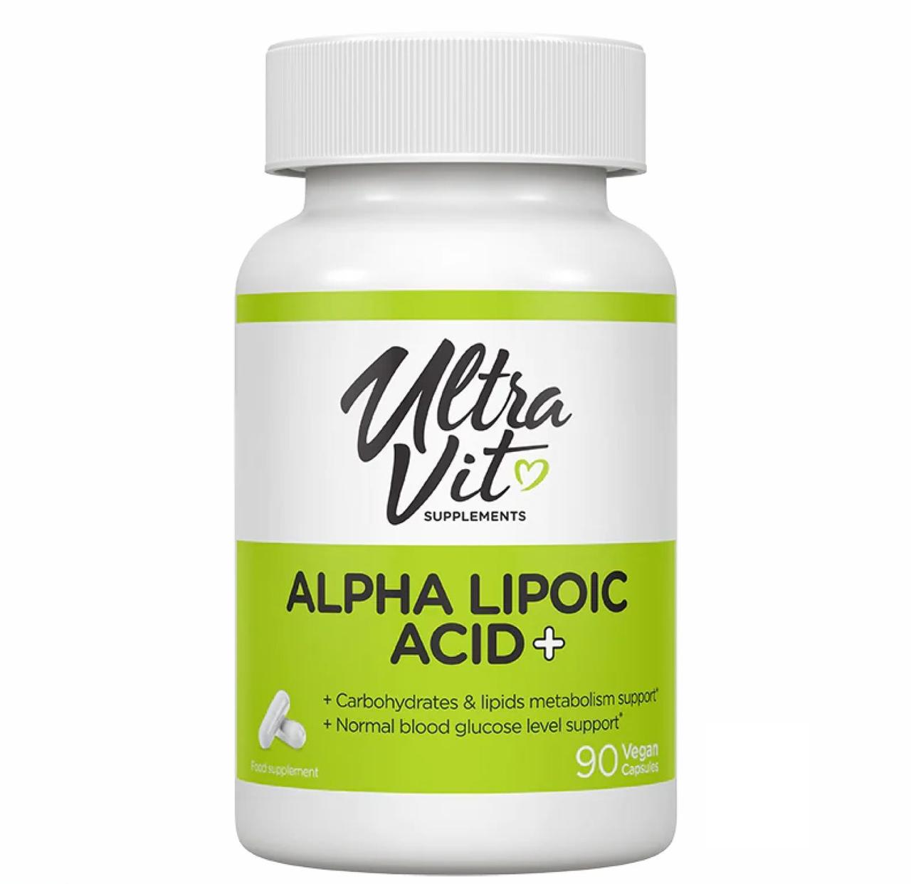 Альфа-ліпоєва кислота VPLab Alpha Lipoic Acid, 90 капсул, фото 1