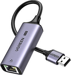 Сетевой адаптер Ugreen USB to Ethernet Adapter 2.5Gb USB 3.0 to RJ45 Grey (CM648)