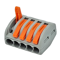 Клема швидкого монтажу багаторазова PCT-215