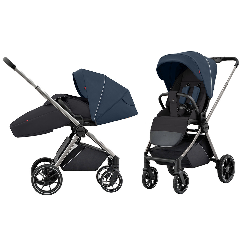 Прогулянкова коляска дитяча CARRELLO Ultra CRL-5525 Horizon Blue BF, колір синій, фото 1