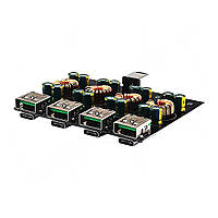 Модуль швидкої зарядки 100W на 4 канали SW3518 (понижуючий 6-35V) QC4 PD3.0 VOOC USB-A/C