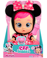 Інтерактивна лялька Cry Babies Disney Nurturing Baby Minnie Mouse / Плачущий пупс Край Бебі Дісней Мінні Маус