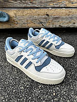 Кросівки Adidas Rivalry low Адідас нові чоловічі стильні шкіряні чорні 41-45