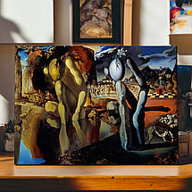 Картина на полотні "Сальвадор Далі - Метаморфози Нарциса, Salvador Dalí, Metamorphosis of Narcissus", 40×60см, фото 4