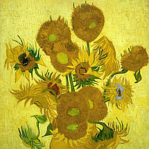 Картина на полотні "Вінсент ван Гог - Соняшники, Vincent van Gogh, Sunflowers", 60×45см, фото 6