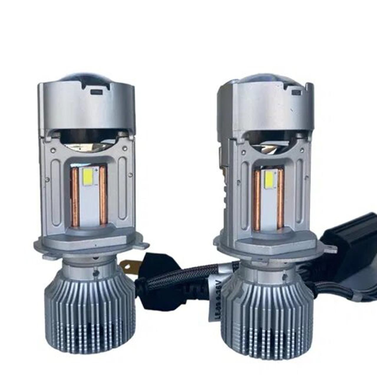 Світлодіодні лінзовані лампи DriveX LE-09 H4 6000K 40-55W 9-36V