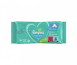 Дитячі вологі серветки Pampers Fresh Clean 52 шт., 8534398 — 979