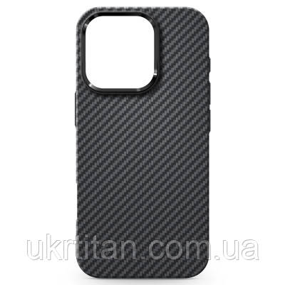 Оригінал! Чохол до мобільного телефона Armorstandart LikeCarbon2 MagCase для Apple iPhone 15 Pro Black (ARM83806) - Вища Якість!, фото 1