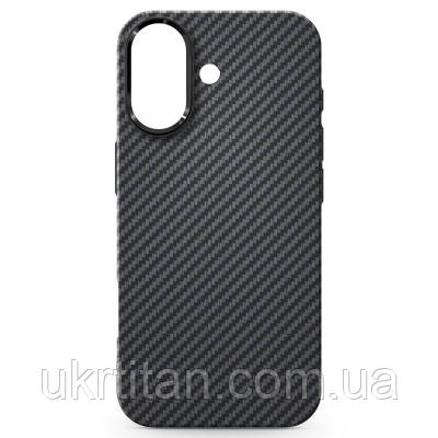 Оригінал! Чохол до мобільного телефона Armorstandart LikeCarbon2 MagCase для Apple iPhone 16 Black (ARM83810) - Вища Якість!, фото 1