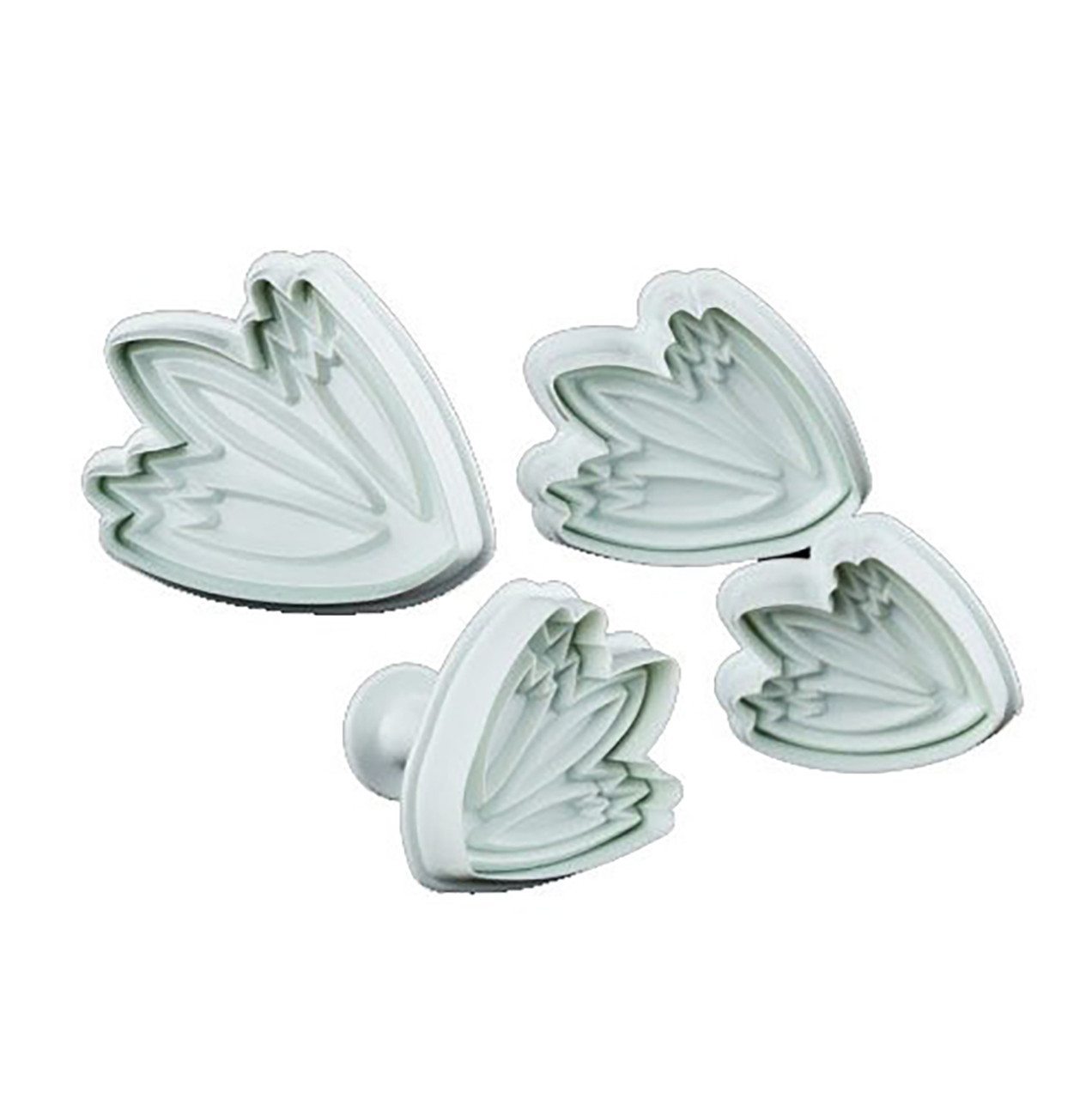 Плунжер кондитерський для печива та мастики Тюльпани (набір з 4 штук)