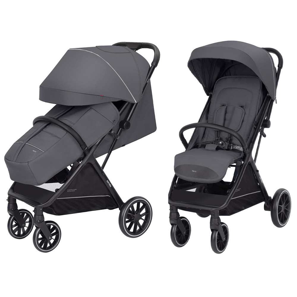 Прогулянкова коляска дитяча CARRELLO Nero CRL-5514 Dove Grey, колір чорно-сірий, фото 1