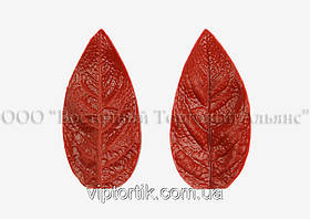 Силіконовий вайнер — Лист липи — 7,5х3,5 см