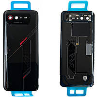 Задня кришка Asus ROG Phone 6 (чорна оригінал 100% зі склом камери)