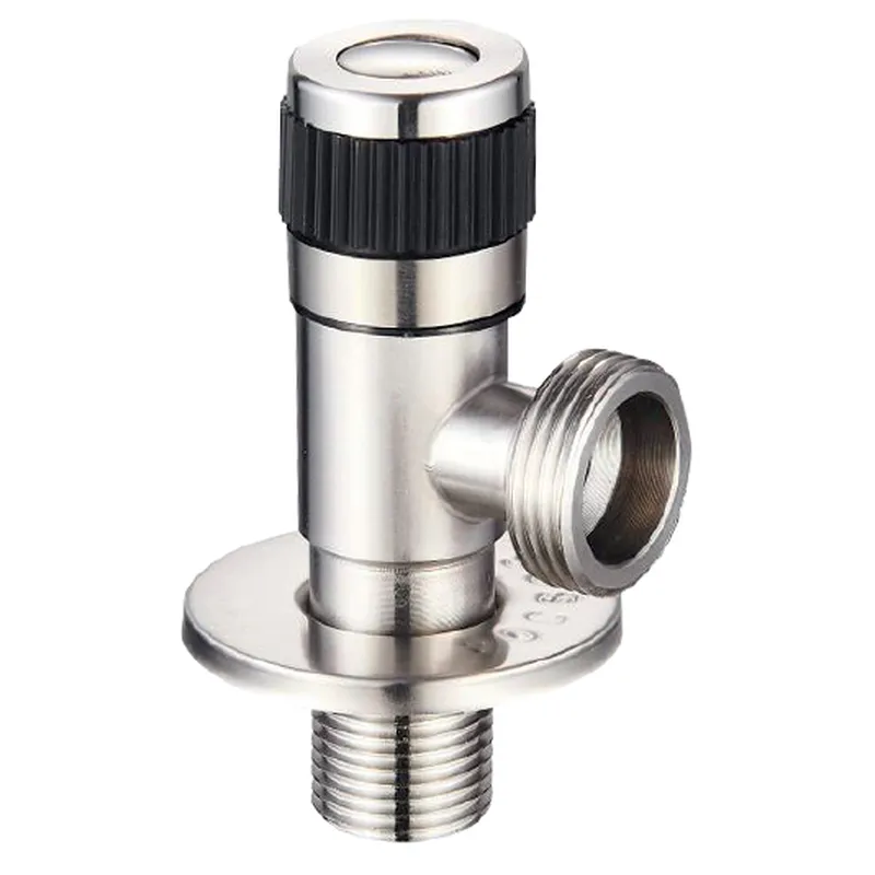 Кран для під'єднання сантехприладів із нерж. сталі SUS304 CHAMPION VAL-05 1/2x3/4 (CH6512), фото 1
