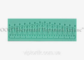 Силіконовий килимок для айсингу — Корона — 16х3,5 см