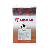 Мережевий кабель UTP cat5e 4х2х0,51 мм²  CCA   PE чорний, зовнішній монтаж