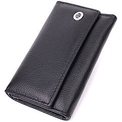 Ключниця з натуральної шкіри ST Leather 22477 Чорний, 8388958 — 479