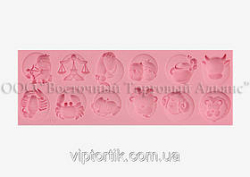 Силіконовий молд — Знаки зодіаку — 3х2,5 см