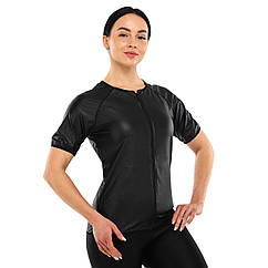 Кофта з коротким рукавом та ефектом сауни жіноча HeatOutFit ST-2115 L Чорний, 8549561 — 881