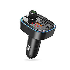 Bluetooth FM-модулятор (трансмітер) Avantis ACC11 5V 3.1A- чорний, 8342644 — 969