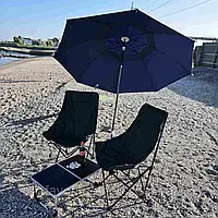 Компактний набір для відпочинку на природі (2 крісла, парасолька, столик)