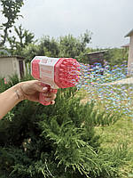Генератор мильних бульбашок Bazooka Rocket Bubble Gun кулемет-базука на 40 отворів., фото 3