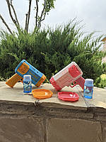 Генератор мильних бульбашок Bazooka Rocket Bubble Gun кулемет-базука на 40 отворів., фото 4