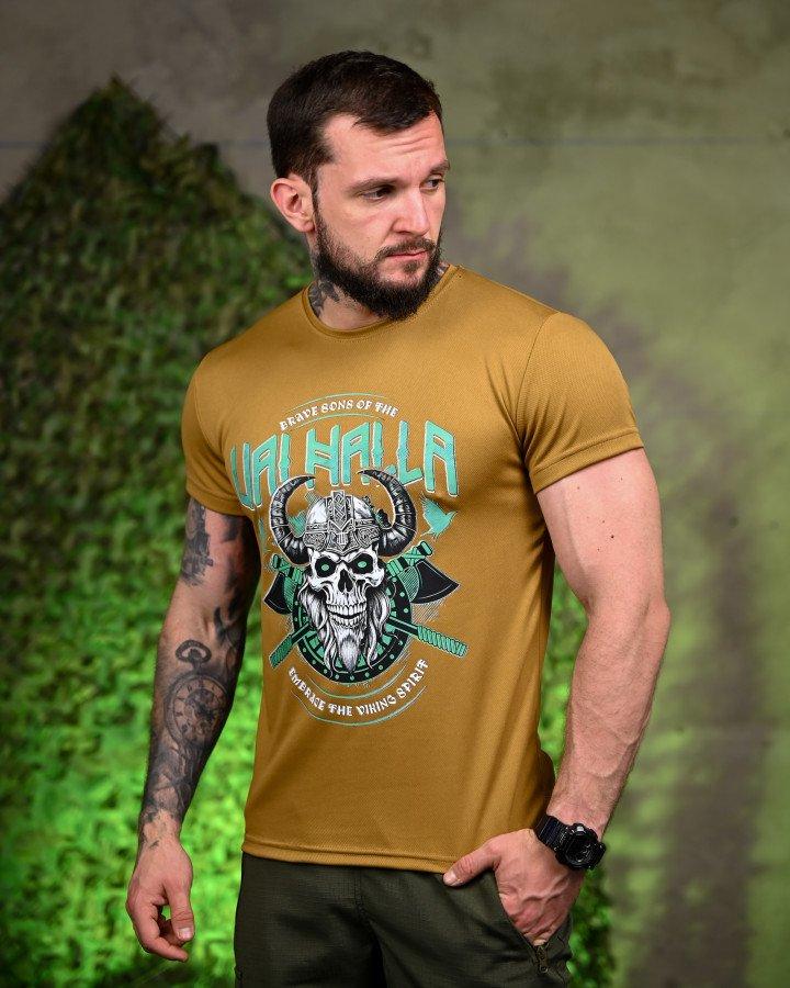 Тактична вологовідвідна футболка Valhalla coyot ПП7705, фото 1