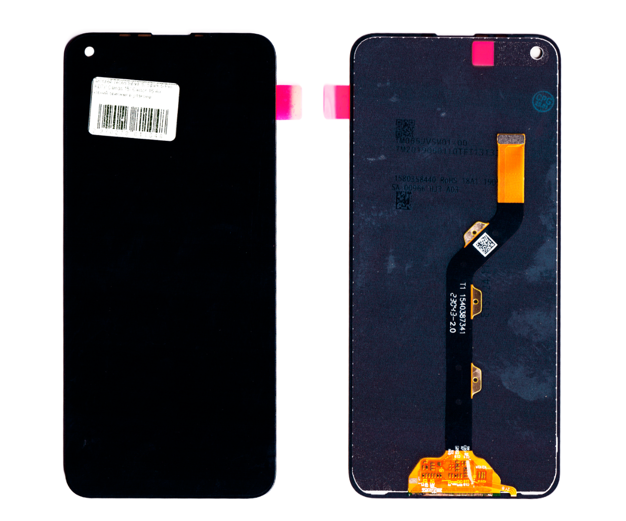 Дисплей Tecno Spark 5/ Spark 5 Pro (KD7)/ Camon 15/ Camon 15 Air чорний оригінал в упаковці, фото 1