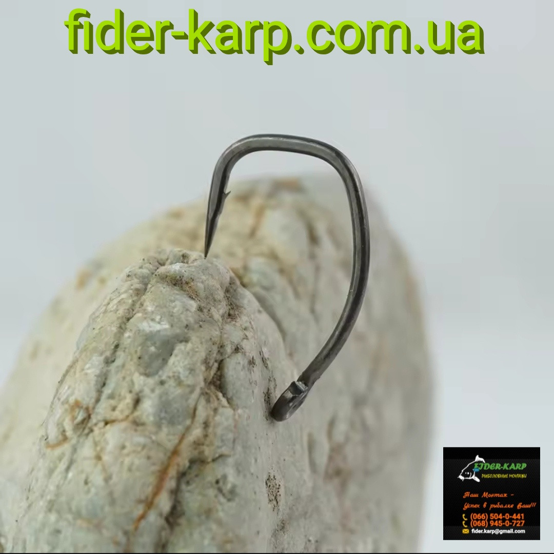Коропові гачки «Square Gape Hooks» √10 (ТЕФЛОН), фото 1