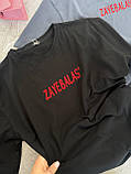 Футболка жіноча Оверсайз з вишивкою "ZAYEBALAS' 42-46, фото 9