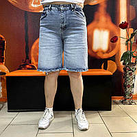 Шорти Sherocco жіночі джинсові баггі стрейч 33 блакитні