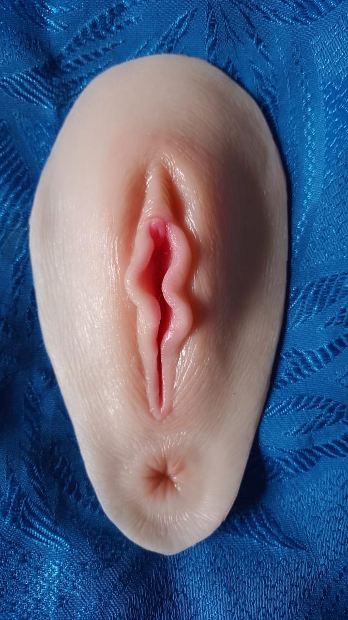 Силіконова вагіна стиль 3 накладки пушап. Накладна вагіна, вкладки в труси вагіна, фото 1