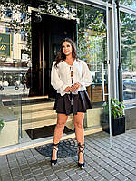 Жіноча святкова блуза з софт льону 48-50, 52-54, 56-58