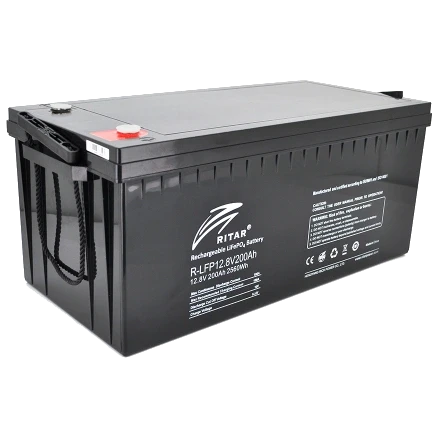 Літієва акумуляторна батарея Ritar R-LFP12.8V200Ah 12.8В 200А•год 200А, фото 1