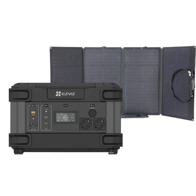 Система автономного живлення однофазна Ezviz CS-PS1300 (CN066)(FR) + EcoFlow 160W, фото 1
