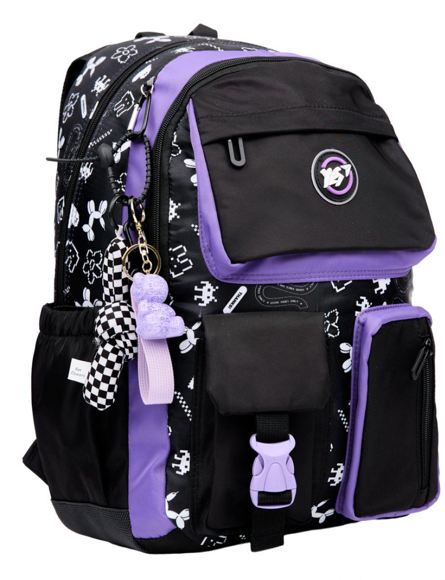 Рюкзак шкільний Yes Purple Game 21 л, фото 1